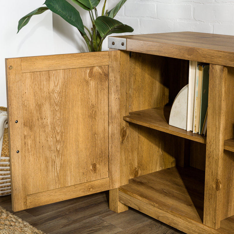 Neelon 58" 2-Door TV Stand for TVs up to 65", Barnwood