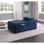 Modern Lift Top Storage Bench With Pull-Out Bed 1Pc Velvet Tufted Solid Wood Furniture-1565483666