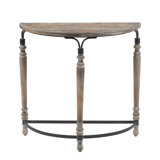 Dulcimer 31.1" Half-Moon Console Table