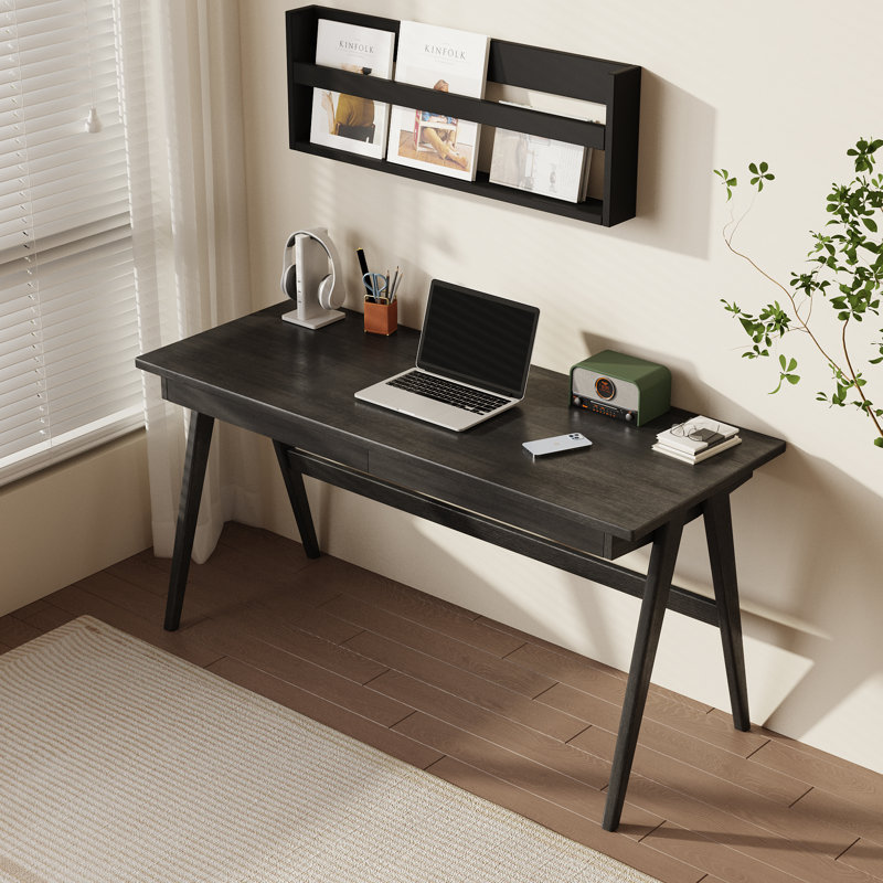 Bureau d'écriture rectangulaire L 48 po Lennex, Noyer, H 30 po x l 59 po x P 24 po 
