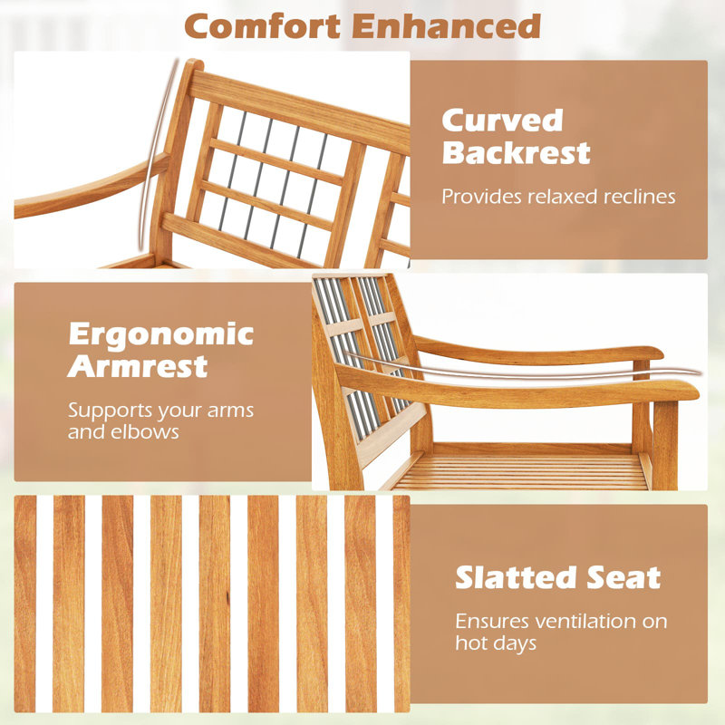 Wooden Garden Bench
