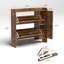 Armoire de rangement pour chaussures avec 2 tiroirs rabattables