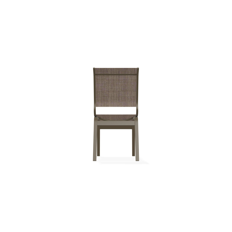 Chaise sans accoudoirs Aruba II, Fenouil Augustine Sunbrella®, Bois de plage