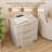 Designer Modern Minimalist Style 3-drawer Fluted Panel Nightstand With Charging Station（set Of 2）