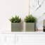 Ensemble de 2 pots à fleurs en céramique rétro