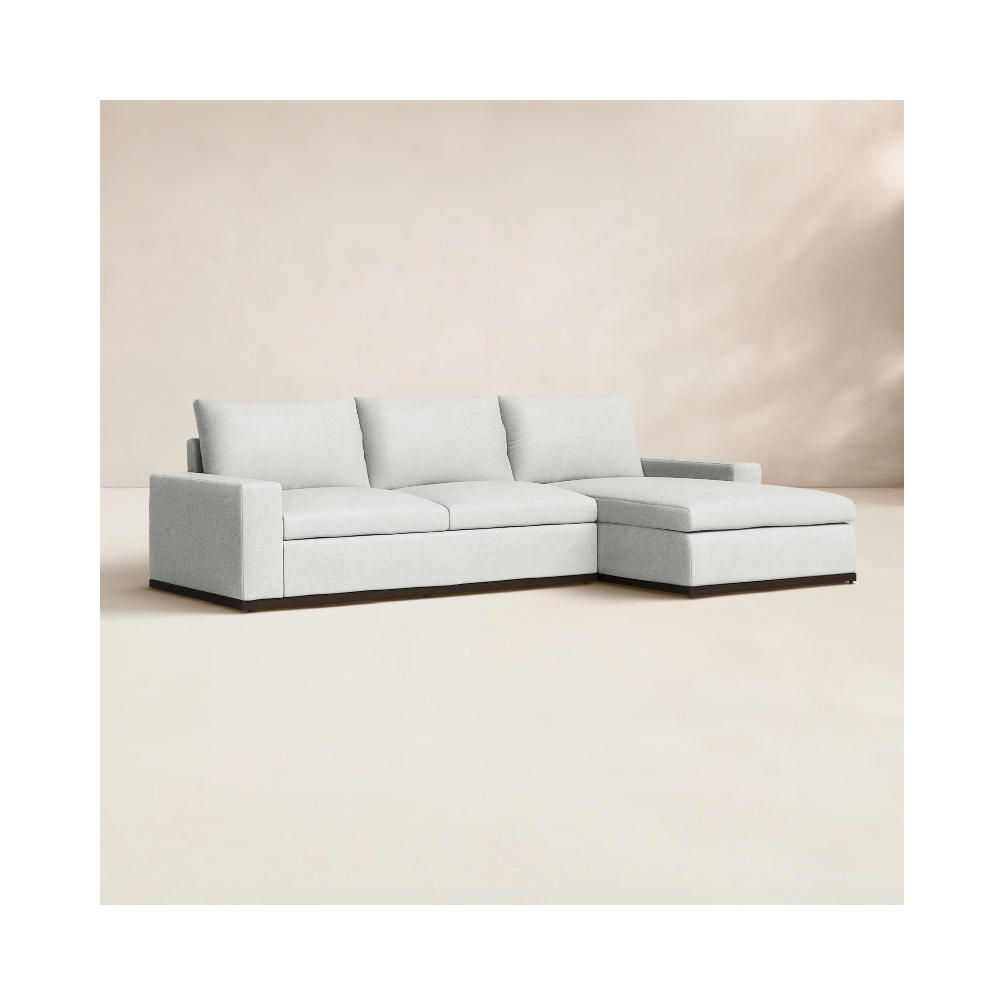 Venita 121'' Wide L-Shaped Powder Coated Aluminum Patio Sofa with Cushions