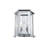 Transitional 2 Light Chrome Lantern Flush Mount