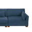 Maelina 3 - Piece Upholstered Corduroy Modular Sectional Sofa with Pillow Back and Solid Wood Legs-344440227