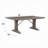 ACME Raphaela Dining Table, Weathered Cherry Finish