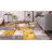 Cobina Escondido Yellow Modern Geometric 3D Textured Shag Rug-48657684