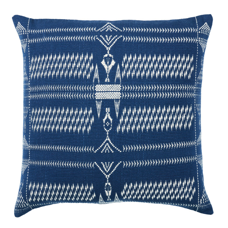 Housse de coussin carré 100% coton Tahlia, Housse de coussin seulement - sans coussin