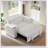 NEW Loveseat Sleeper Sofa with Storage Armrest and USB Port, Perfect for Guest Accommodation and Space Efficiency