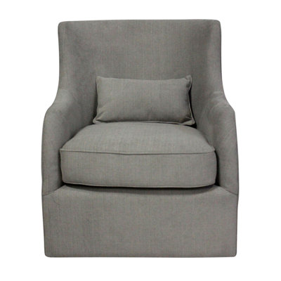 Lujain Upholstered Swivel Armchair