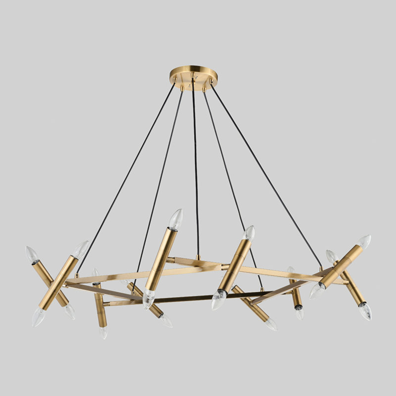 20 - Light Sputnik Modern Linear Chandelier
