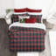 Ensemble de housse de couette en coton Royal Plaid-106058621-106058623