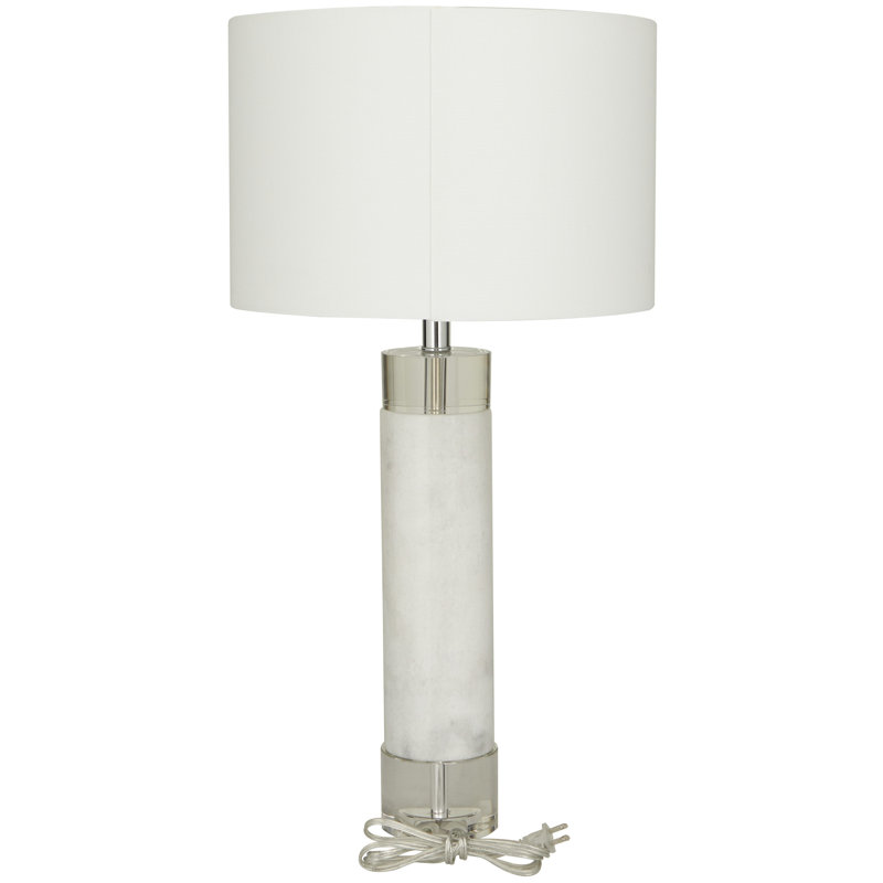 Crete Metal Buffet Lamp, White