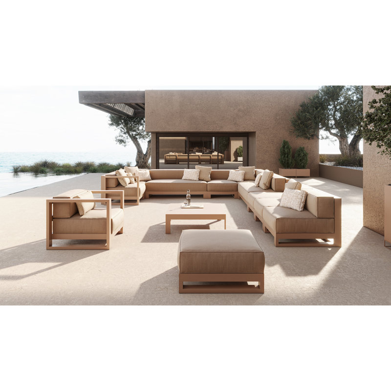 Section sans accoudoirs Posidonia