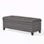Banc de rangement rembourré en polyester Twania-203486499