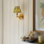 Burley Rechargeable LED Rechargeable and Ikat 16cm neutral shade Wall Sconce-107103200