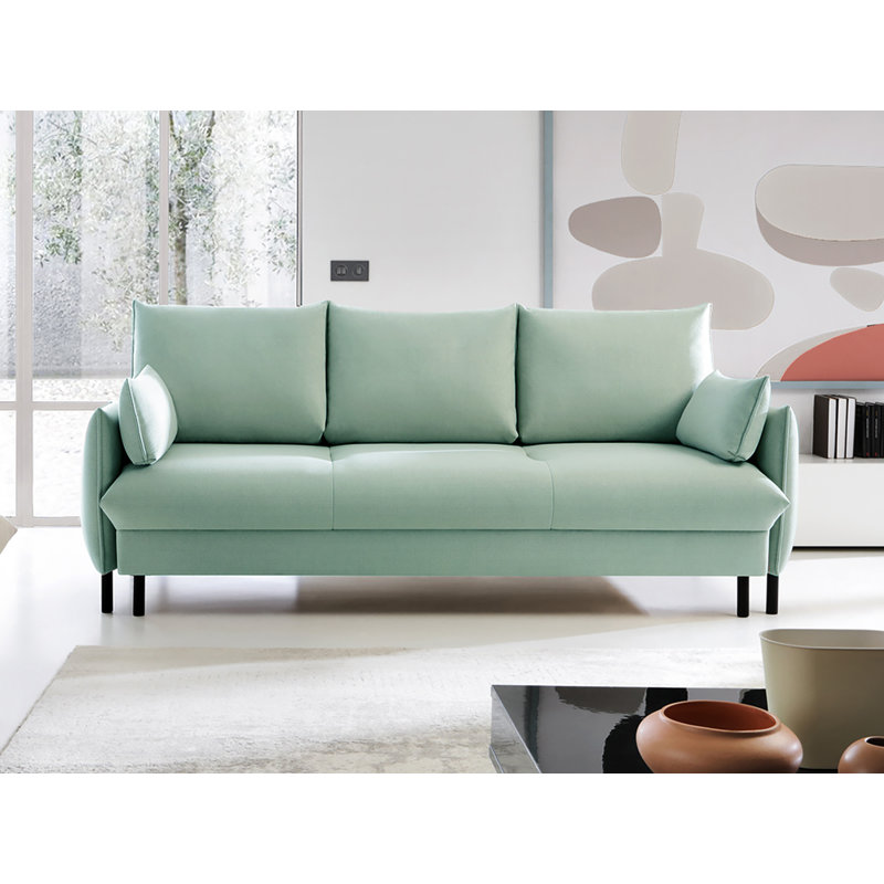 Jaddan 3 Seater Sofa, Mint