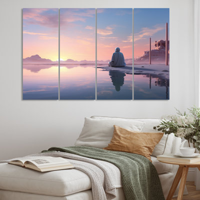 Sur toile, reproduction de 4 pièces