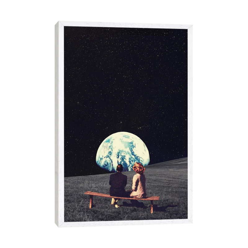 We Used To Live There by Frank Moth - Print on Canvas, 66.04 cm H x 45.72 cm W, White Framed Canvas