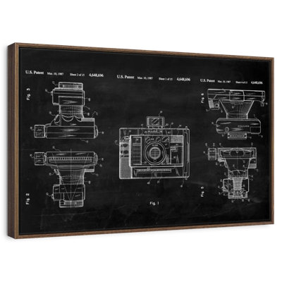 Automatic Focus Camera BW Patent