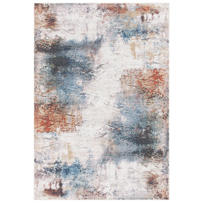 Phoenix Performance Abstract Rug, Rectangle 5'3" x 7'7"