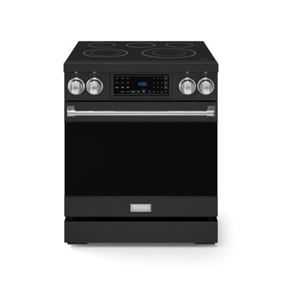 Gordon Ramsay by THOR Kitchen 30 Inch Professional Electric Range with Tilt Panel Touch Control in Black/Stainless Steel