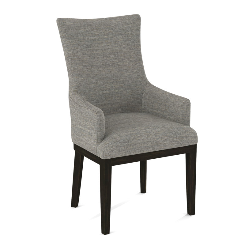 19'' H Upholstered Armchair, Espresso, 61630-74