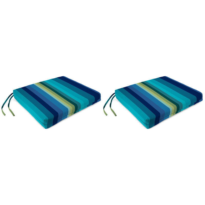 Outdoor Seat/Back Cushion, Islip Teal