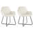 Dining Chairs Upholstered Chair with Metal Legs for Living Room Velvet-23324383