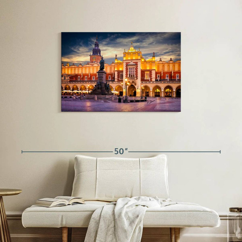 Krakow Cloth Hall, 24" H x 36" W