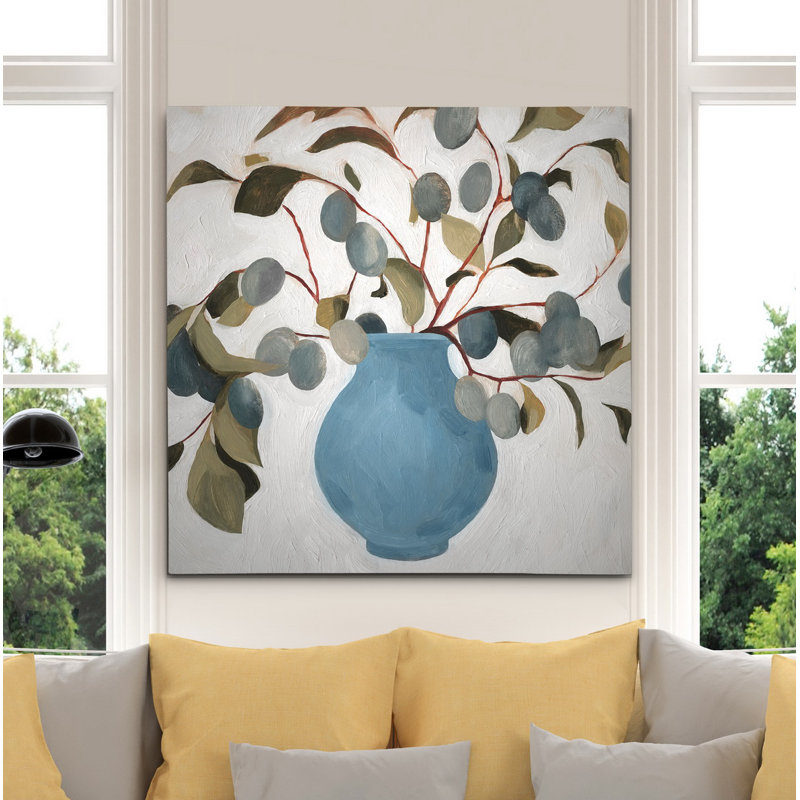 « prune branch agencement i », peinture, H 10 po x l 10 po x P 1,5 po, Toile tendue