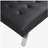 sofa bed black pvc