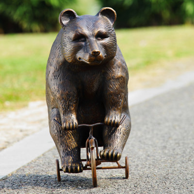 Bear Metal Garden Statue