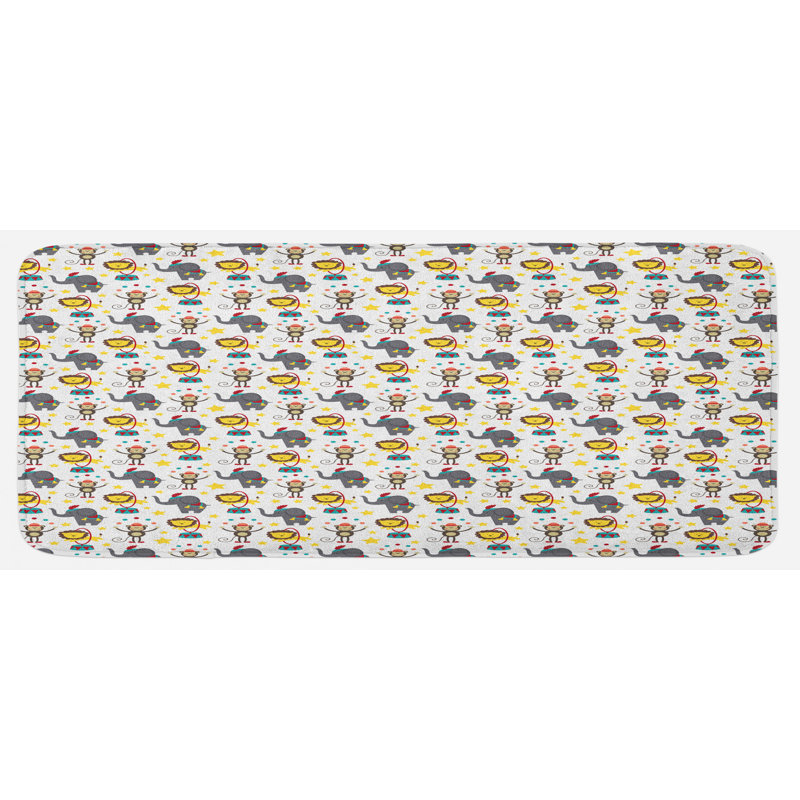 Tapis de cuisine multicolore «Happy Cirque»