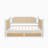 Upholstered Smart LED Bed Frame With Adjustable Height Headboard,No Box Spring Needed,Easy Assembly
