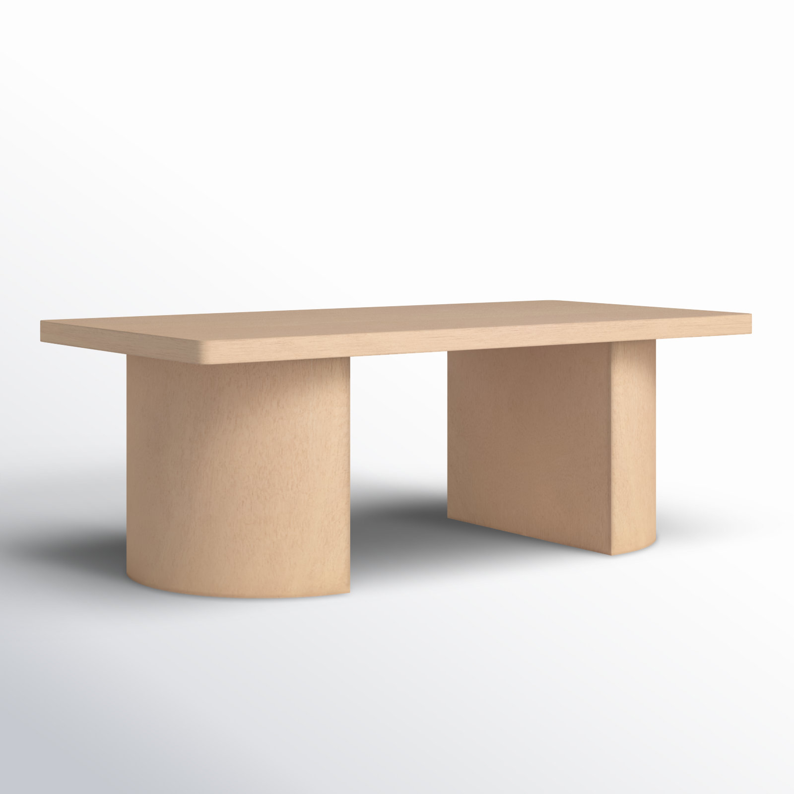 Moscow Solid Wood Coffee Table, Tan