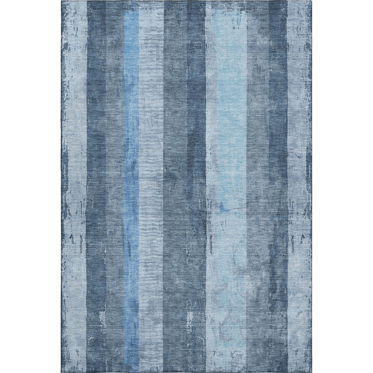 Premium Machine Washable Mehara AMF1689 Stripes Rug