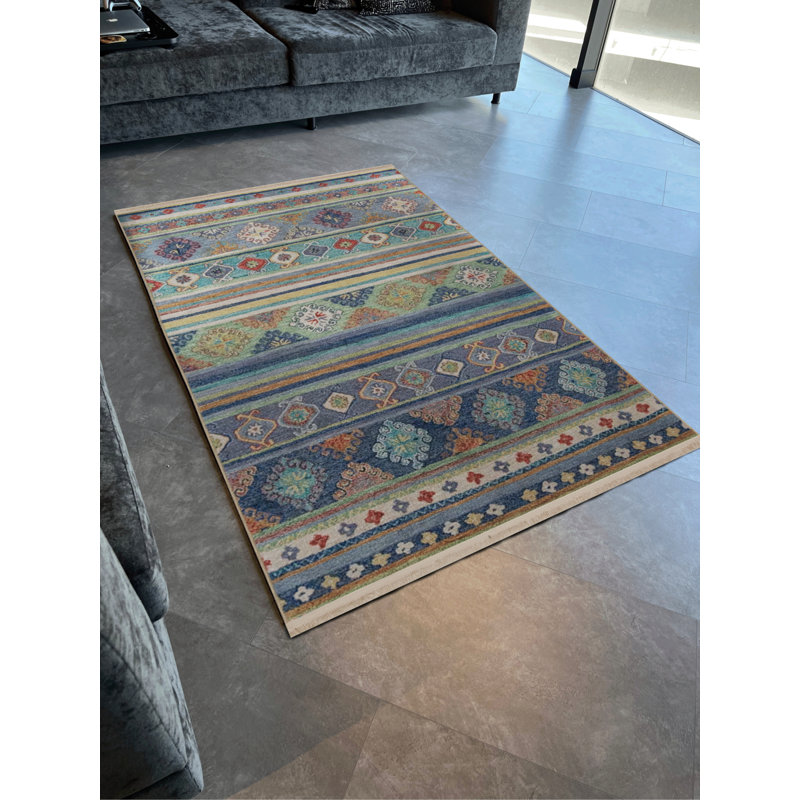 Moroccan Indoor / Outdoor Rug, Runner 4' x 9'11"