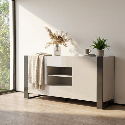 Togut 64.5" Sideboard with High Gloss Finish