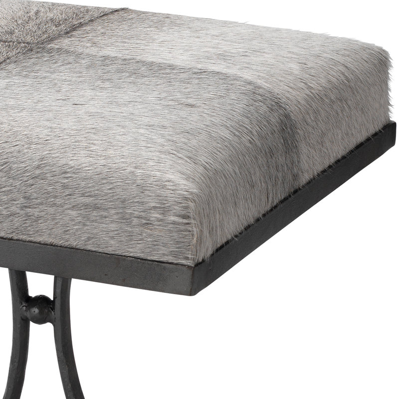 Kai Leather Accent Stool