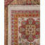 Tapis noué à la main de conception unique Makenley - blanc, 9 pi 1 po x 12 pi 2 po