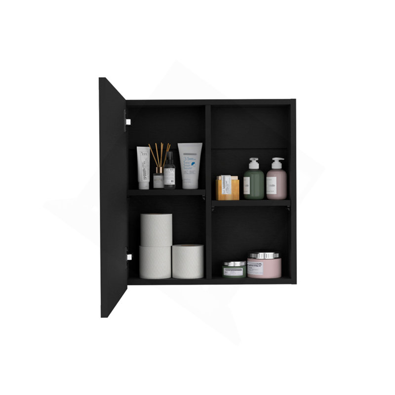 Medicine Cabinet Clayton, Bathroom, Black, Black
