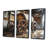 Brown Rustic Barrels Charm IV - Rustic Wall Art Set-1720290939-1720290936