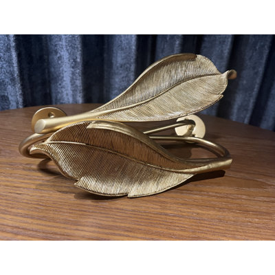 Luxury Gold Leaf Curtain Tiebacks - The Perfect Combination of Nature and Nobility set of 6(3 pairs)