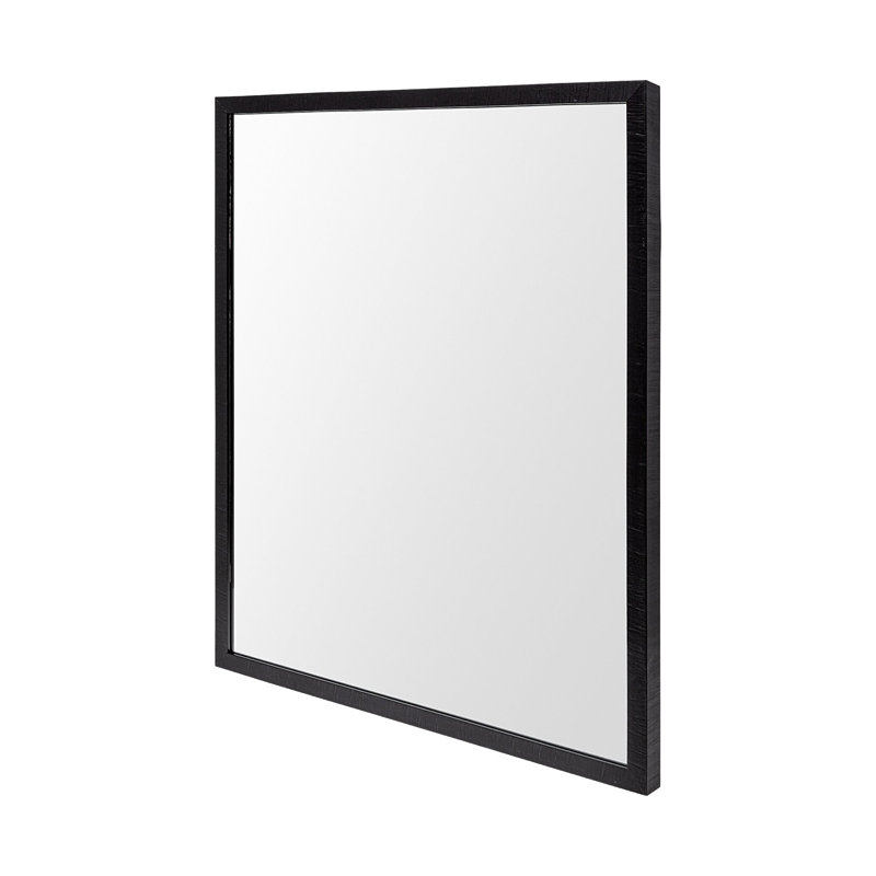 Miroir de salle de bain Aariah, Noir, H 31,5 po x l 25,5 po