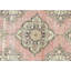 Tapis de couloir unique en laine noué à la main des années 1960 de 4 pi 3 po x 11 pi 11 po en rouge / ivoire / brun