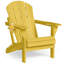 Chaise de patio pliable Mallette Adirondack en bois PEHD avec porte-gobelet-138403479
